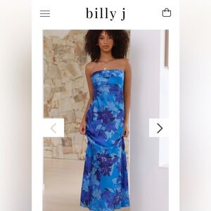 Gorgeous Billy J blue floral dress!